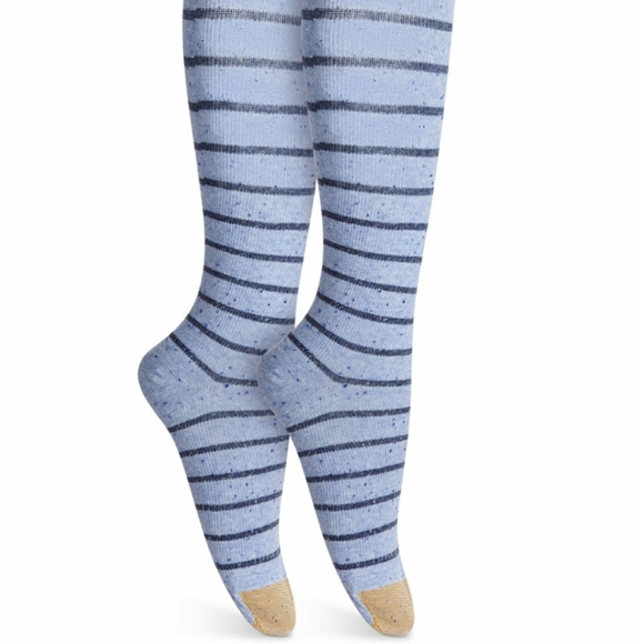 Gold Toe Women's Nep Striped Compression Socks - Picture 2 of 3